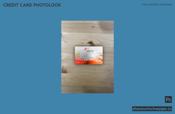 Kuwait Boubyan Bank Visa Electron Karte Fotoansicht Beispielvorschau